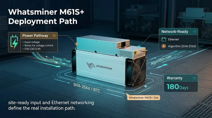 Whatsminer M61S+ (240 Th/s): Navigating Bitcoin Mining ROI and Payback in a Volatile Market