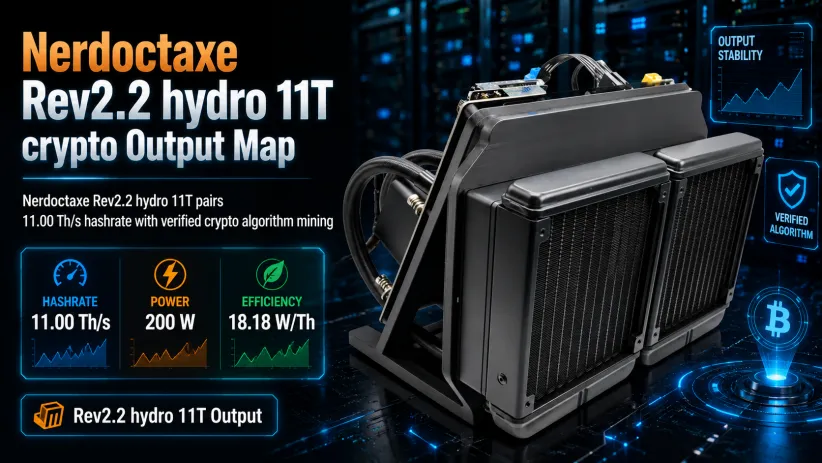 Bitaxe Miner Nerdoctaxe Rev2.2 Hydro: A Closer Look at a Desktop Mining Contender