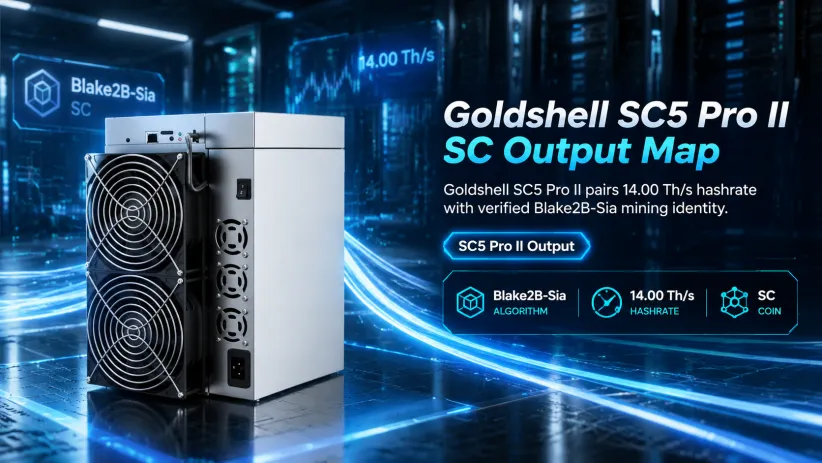 Goldshell SC5 Pro vs SC5 Pro II: Sia Mining Efficiency and ROI Comparison for 2026