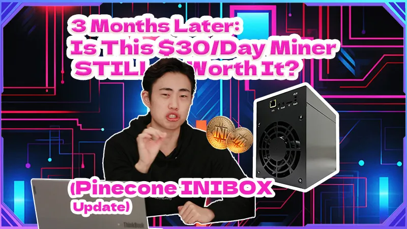 3 Months Later: Is This $30/Day Miner STILL Worth It? (Pinecone INIBOX Update)