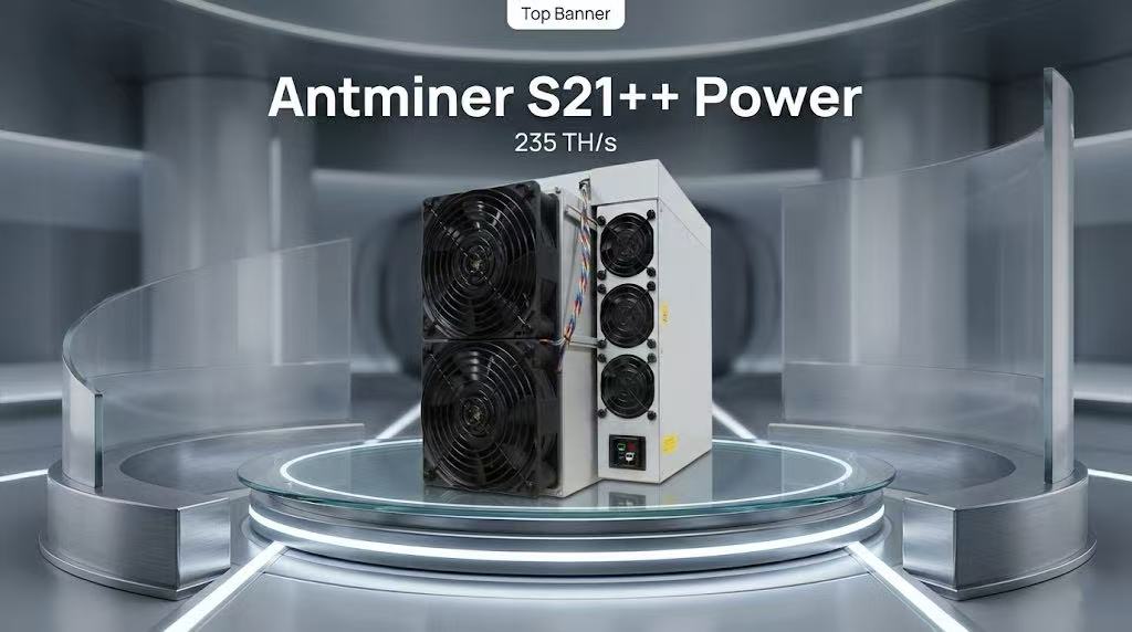 Antminer S21e XP Hyd Rapid Payback: A sleek industrial view of the 430TH/s Bitcoin miner processing massive cryptographic data, highlighting its aggressive cash flow capabilities