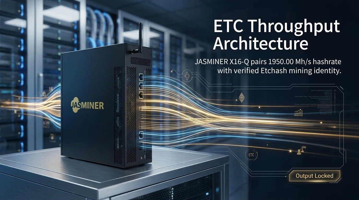 Diagram illustrating JASMINER X16-Q ASIC miner ventilation setup for optimal cooling